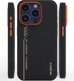 Star Craftune Blueo Fully Wrapped Aramid Fiber Case 600D Magnetic Case for iPhone 16 Pro 5G Magnetic Case with Build in Magnet - Black