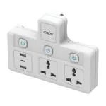 Artis AR-2MS-3USBC 2 Universal Sockets with 2 USB Ports & 1 USB Type C Port with Multi Switch & Surge Protector