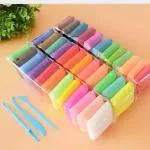 AMB 36pc Ultra-Light Creative Art and Craft Air Dry Super Clay with Carving Molding Tools Kit for Girls and Boys