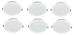 Philips 10-Watt Smart Wi-Fi LED Ceiling Lamp Downlighter WiZ Connected (Shades of White + Dimmable + Pre-Set Modes) (Compatible with Amazon Alexa and Google Assistant) (Pack of 6)