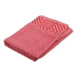 Bath On Cotton Bath Towel Large Size - 60x30 CM Royal Red