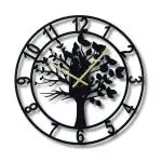 RAP CREATION Metallic Wall Clock for Home, Office, Living Room, Bedroom, Kids Room and Kitchen | Big Size Stylish Latest Home Decor | (Battery Included) (RCWC-42)