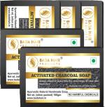 Badahair Activated Charcoal Soap Combo, 100 G (Pack Of 5)
