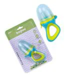 Baybee Blue Baby Food Organic/Fresh Feeder Pacifier Fresh Fruit Nibbler 2 Silicone (3-24 M)