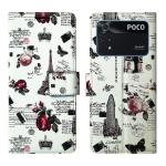 A D Enterprises White Tower Flip Cover for Poco M4 Pro 4G | Magnetic Case | Shock Absorbent | Flip Cover Poco M4 Pro 4G