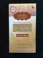 AmbyGOLD Brown Rice 4 KG Naturally Organic (1KGx 4)