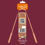 OrgaQ Organicky Natural Copper Tongue Cleaner (Scraper (Pack of 2)