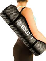 Boldfit Yoga Mats for Women and Men NBR Material with Carrying Strap, 8mm Extra Thick