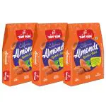 YUM YUM California Roasted Lightly Salted Almonds Badam 750 g (Pack of 3 -250 g Each)