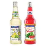 Manama Original Mojito Syrup and Watermelon Fruit Syrup | 750ML Each | Mixer for Mocktails, Cocktails, Drinks, Juices, Beverages | Pack of 2