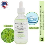 VITAMINS AND SEA BEAUTY Skin Serum with Sea Kale and Hyaluronic Acid for All Skin Types | Helps Smoothing, Firming, and Hydrating Effects | 60 ML