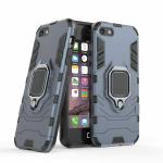 MONKISH iPhone 6 Plus Blue Plastic Hybrid Heavy Duty Armor Shockproof Bumper Rugged Protective Phone Defender Kickstand Case Cover|Mobile Cover|Mobile case|Flip cover