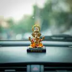 StatueStudio Polyresin Ganesha Idol Car Dashboard