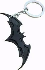 Blue Aura Maupin Black Metal Batman Dawn Of Justice Wings Logo 3D 8Cm Key Chain