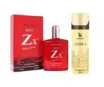 1 RAMSONS RED ZX PERFUME (100ML) + 1 RAMSONS EXOTICA DEODORANT (200ML)