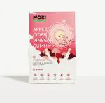 MOKI Vegan Apple Cider Vinegar Gummy II ACV with Mother in a Delicious Form II Formulated for Energy Boost & Gut Health II Improves Digestive Health 30 Gummies