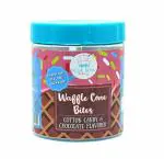 BLUE BOW bakery Waffle Cone Bites Cream and Chocolate Cone 200 g