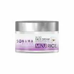 Sonama Naturals Mizu Rice All Day Face Cream with Vitamin B3 and Arbutin | Blemish and Pigmentation Reduction, 50gm