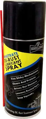 Askprints Sheldon Penetrate De-Rust/Anti Rust Spray Lubricant Multi-use Product Oil Spray