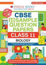 Oswaal CBSE Sample Question Papers Class 11 Biology Book (For 2024 Exams ) | 2023-24_oswaal books