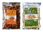 Chastity Premium Dry Fruits, 100% Natural Almonds , Cashew - combo Pouch pack -200 gram