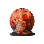 Sk Craft Multicolor Wood Jesus Christ Holy Family Statue