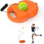 Kayru Tennis Trainer Rebound Ball,Solo Tennis Training Equipment for Self-Pracitce,Portable Tool,Tennis Rebounder Kit,Including Toys (No Racket Included) (Portable)