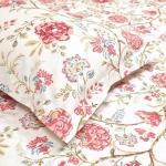 Haus & Kinder 100% Cotton Bed Sheet for King Size Bed, 1 King Size Bedsheet Cotton (108x108 Inches) with 2 Pillow Covers | 186 TC Bedsheet for Double Bed King Size Modern Heritage (Red) , 186 - 200 tc