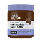 The Whole Truth - Dark Chocolate Peanut Butter | 325 g | Crunchy | No Added Sugar | High Protein | No Artificial Sweeteners | No Palm Oil | Gluten Free | No Preservatives | 100% natural protein source
