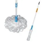 Vimal Cotton Twist Floor Cleaner Mop | Closed Loop Cotton Threads Mop Stick for Pocha Cleaning