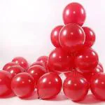 SPECIALYOU.IN Birthday Vibrant & Retro Red Balloons| 12 Inch Latex Balloons with Shiny Surface for Birthday | valentines day | Baby Shower Party Decoration In Combo (Pack Of 50, Red1)