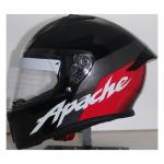 TVS Racing Apache themed Full face Helmet Black & Red L