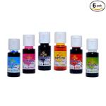LIQUID FOOD COLOUR PACK OF 6BOTTLES 20ML EACH