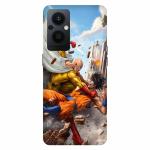Voleano back cover for Oppo F21 Pro 5G, Saitama, Goku, avengers, Captain, America, cases cover