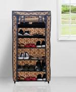 ROBMOB 6 Tier Portable Shoe Rack for Compact Space at Office, Home (Multicolor)