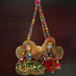 Handmade Recycled Material Radha Krishna Door Hangings, Wall hangings