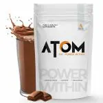 AS-IT-IS ATOM Whey Protein Isolate 2kg | 30g protein, 6.1g BCAA & 13g EAA | Ultra Pure-Fast Acting Protein | Choco Hazel Fusion Flavor