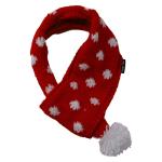 DP with animal paw Dogs Soft And Warm Muffler Red One Size