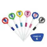 Buddsbuddy Combo of 6 Leo Kids Tongue Cleaner, Multi Color