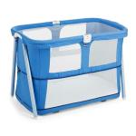 Chicco Indigo Lullago Zip Crib, 2-in-1 Expandable Baby Cot and Playard (0-18 months)