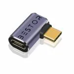 BESTOR Right Angle USB C Adapter, 40Gbps USB C Adapter, 90 Degree