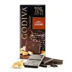 Nestle Godiva Tablet Almond 72 Percent Dark Chocolate, 100 Gm