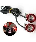 A4s Automotive and Accessories Red LED Eagle Eye Lamp DRL Strobe Light with Flashing Handle Light