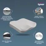 Tynor Coccyx Cushion Seat, Grey, Universal Size, 1 Unit