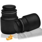 Pure Source India Black Glass Jars & Containers 110 Milliliters