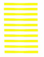 InventoSales 10Pcs Plastic Rack Gear 50 Teeth 9