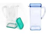 YASHODEEP PLASTIC 2 L Plastic Water Square Water & Juice Jug with Plastic Lid Jug