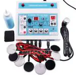 Physiogears 4 Channel Tens with Ultrasonic Physiotherapy Machine Electrotherapy Combo for All Pain Relief Device Physiotherapy Equipment