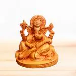 JRG Writing Ganesha Idol Statue Showpiece (9 cms x 6 cms x 9 cms)