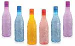 NIRLON Thunder Plastic Water Bottle 900 ml Bottle (Pack of 6, Multicolor, Plastic)